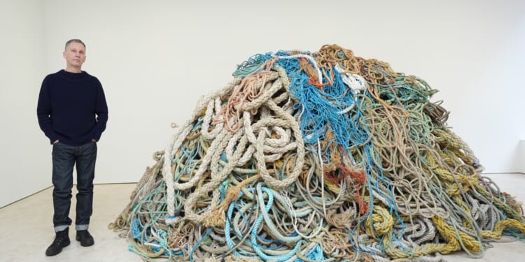 Modern artist selling 10-tonne pile of OLD ROPE artwork for eye-watering sum