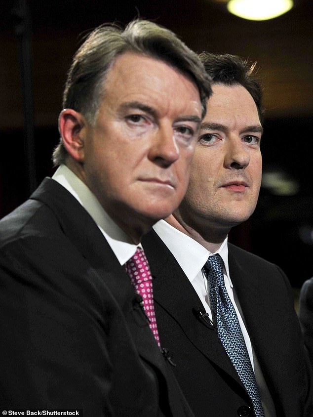 Pictured: Mandelson and Osborne in 2010