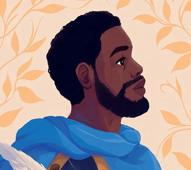 St Augustine has been depicted as a black man in Heroes of Hope, a children's book (pictured) written by Church of England officials as part of its diversity drive