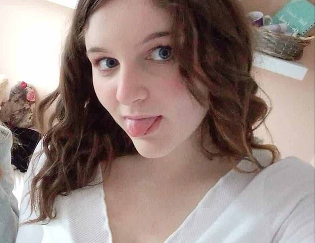 Lainie’s great-grandmother, Florence Jones, 78, described the schoolgirl as a 'lovely bubbly girl'. Pictured: College student Lainie, who had been looking forward to her forthcoming 18th birthday