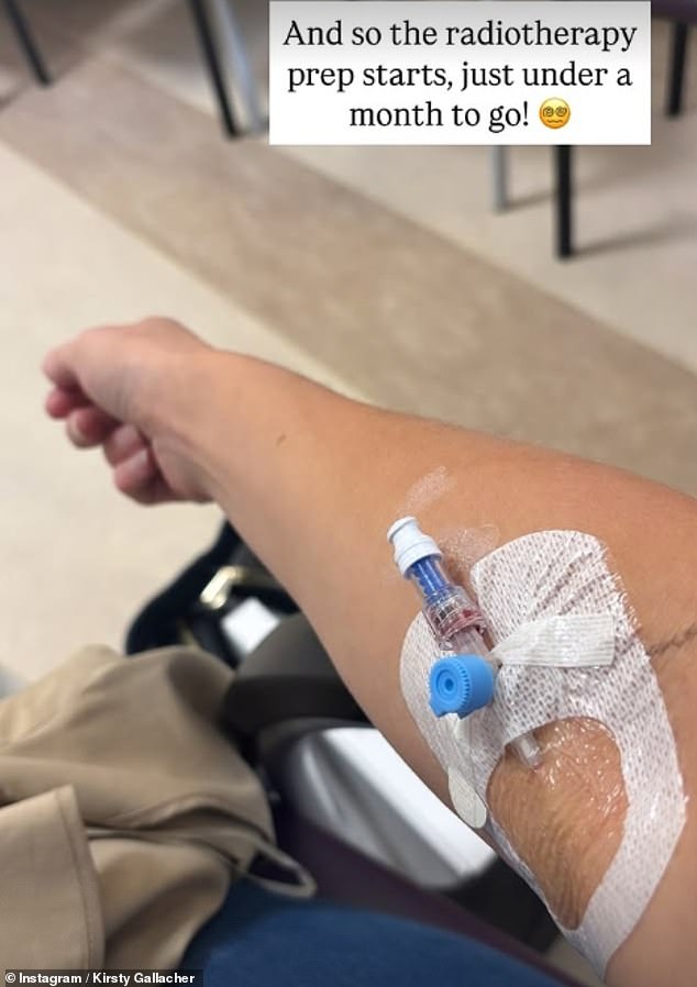 The presenter, who appeared in court to plead guilty to a single charge of speeding, shared that the tumour is 'growing very fast' and she's undergoing radiotherapy