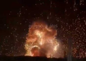 Ukraine launches huge blitz on Russian port blasting missle launchers oil depot