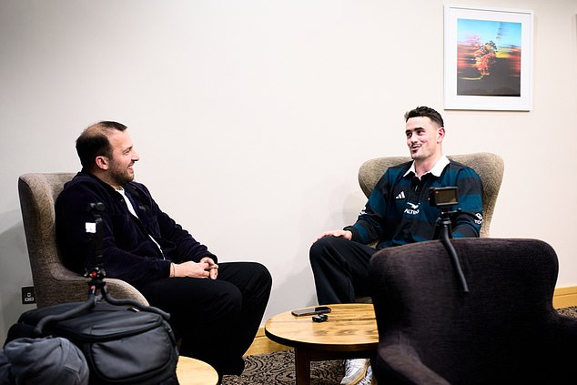 Jordan speaking to Daily Mail Sport's Nik Simon ahead of the All Blacks' showdown with England on Saturday