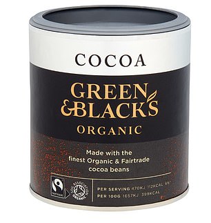 Green and Black's is 98% cocoa powder