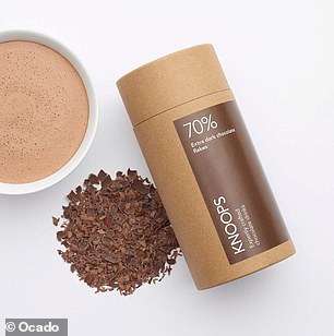 Knoops 70% Extra Dark chocolate flakes