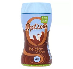 Options Instant Belgian Hot Chocolate Drink