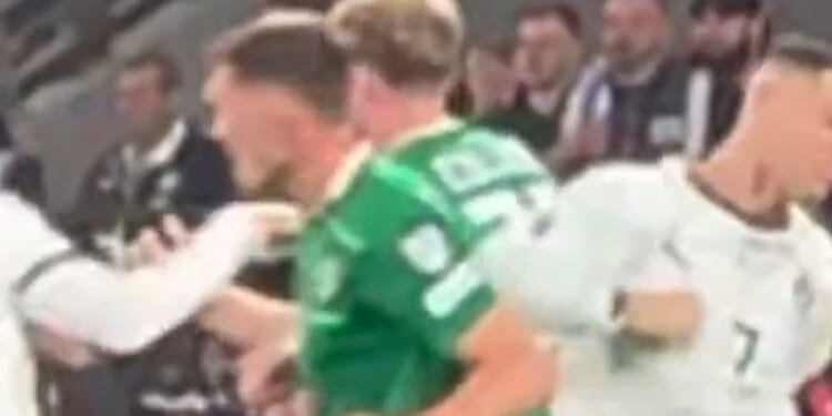 New footage emerges of Cristiano Ronaldo's elbow on Ireland star O’Shea that fans say was ‘never a red’