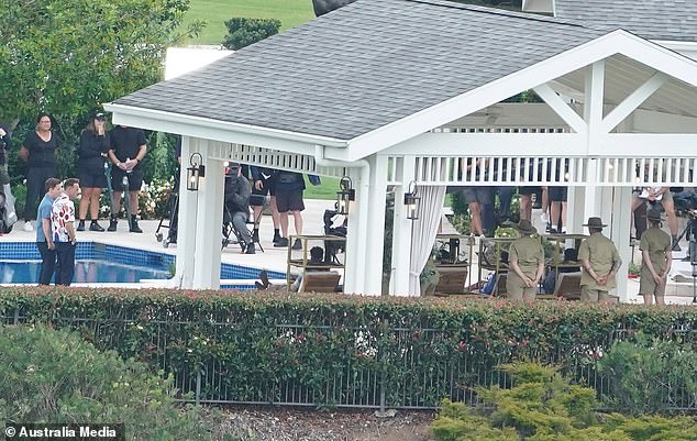 Ant and Dec were spotted filming the first trial with the stars