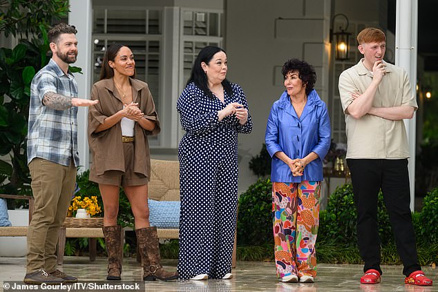 Jack, Alex, Lisa, Ruby and AngryGinge looked scared as they were revealed the rules