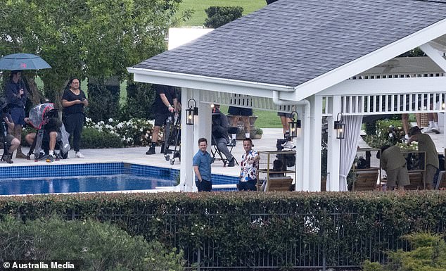 Ant and Dec were joined by the ITV crew to start filming