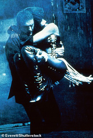 Pictured: Kevin Costner and Whitney Houston in 1992 film The Bodyguard