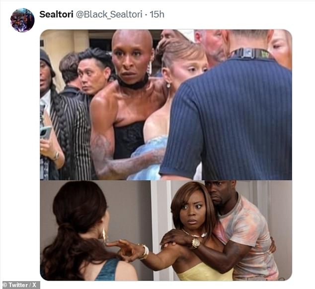 Taking to Instagram on Friday morning, fans heaped praise on the British actress for risking her own safety while assisting her co-star