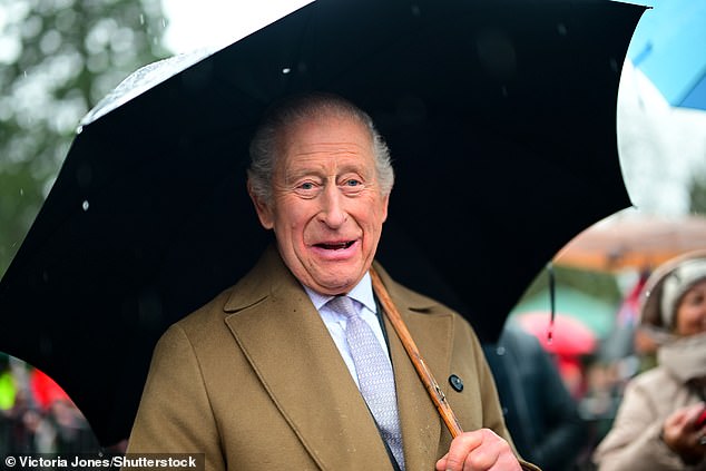 The monarch (pictured) was also presented with a coin to mark the Trust's 50th anniversary next year, which was designed by King's Trust alumna Jessica Gregorio and produced at the Royal Mint in Llantrisant