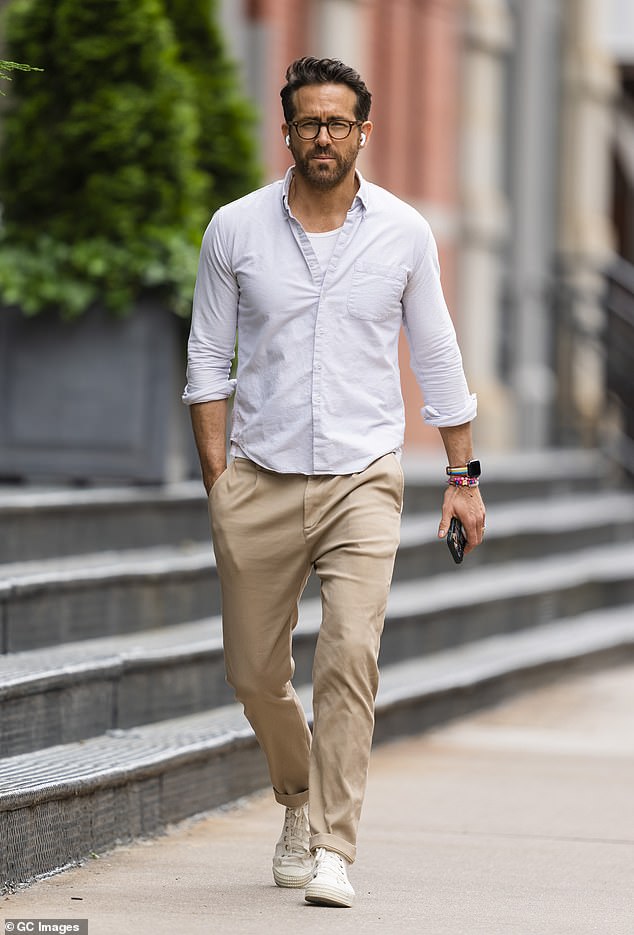 Maybe there’s occasionally a time and a place for a beige chino, but in the depths of winter there are so many better options - a fact Ryan Reynolds, pictured in springtime, must know