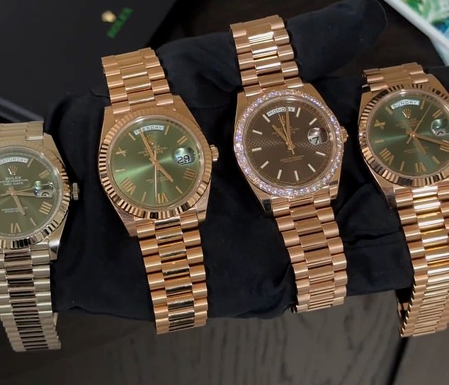 The total value of the watches that were taken is more than £1,160,000 and none have been recovered, the court heard