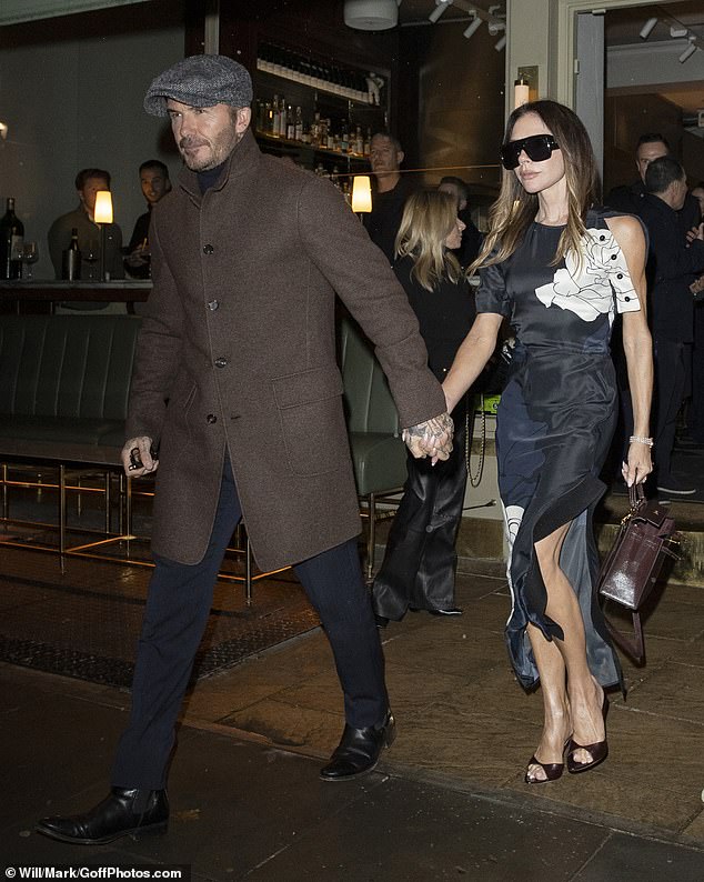 The pair made a stylish exit from the venue