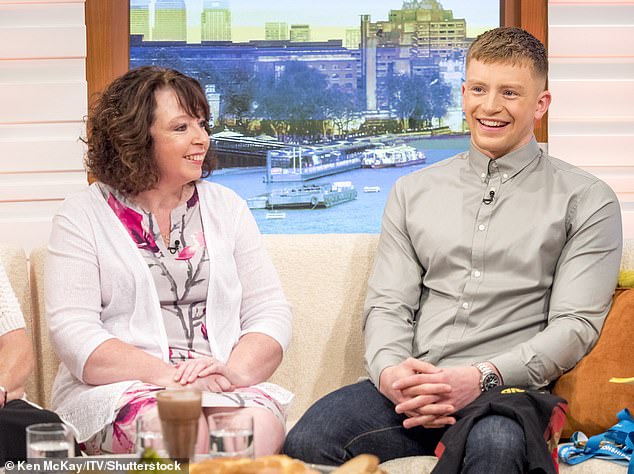 Caroline Peaty and Adam on ITV's Good Morning Britain in 2017