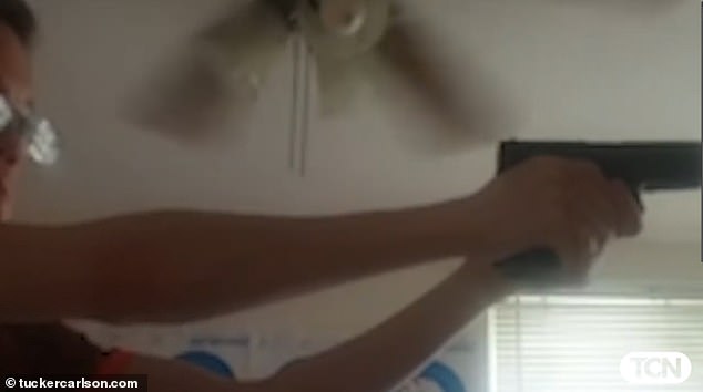 Carlson said his source retrieved a never-before-seen clip from Crooks' Google Drive account that shows him dry firing a handgun in a bedroom