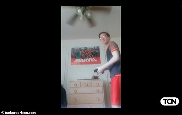 Another still of Crooks from Tucker Carlson's mini-documentary