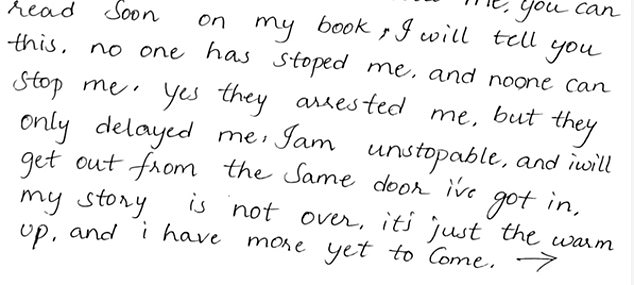 Hayut told the Daily Mail 'I am unstoppable' hours before he was freed from Georgian prison