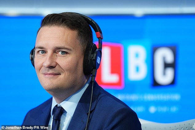 Wes Streeting, secretary of state for health and social care