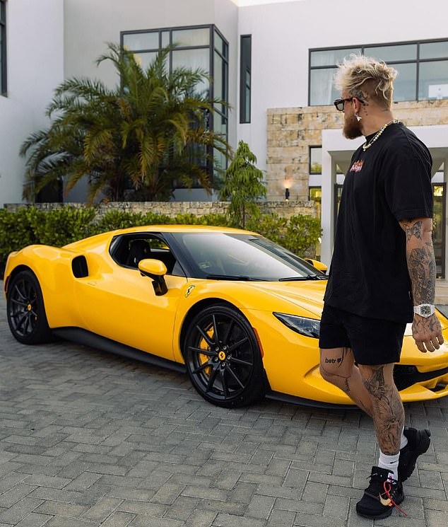 Paul owns a bright yellow Ferrari 296 GTB among the supercars in his possession