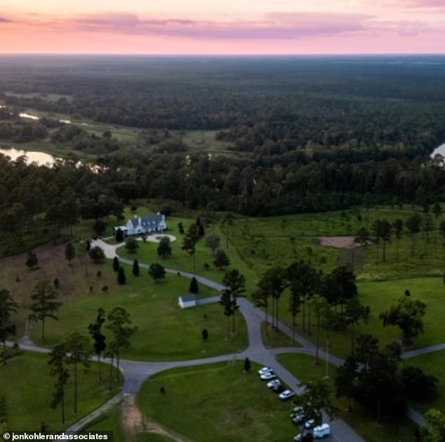 Jake Paul owns a massive ranch in Georgia (above) that he bought last year