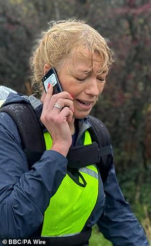 The Radio 2 DJ could not hide her emotion at the cash her run is raising