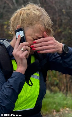 The Radio 2 DJ could not hide her emotion at the cash her run is raising