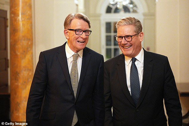 The Labour peer was made the UK's ambassador to Washington by Sir Keir Starmer