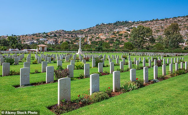 The Royal Navy veteran said: ‘I can see in my mind’s eye those rows and rows of white stones and all the hundreds of my friends who gave their lives – for what?'