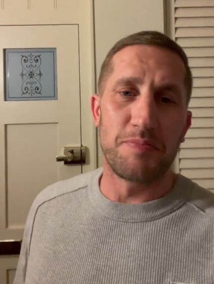 TikTok creator DannyBoy83, real name Daniel Harper, in a grey crewneck shirt.