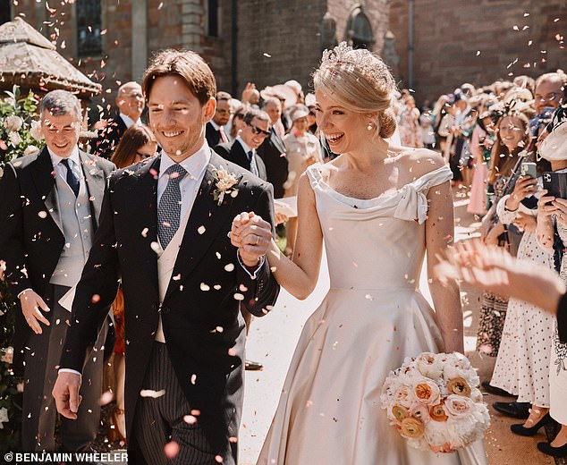 The Earl's son, Alexander Bridgeman, with his wife Eliza Liepina