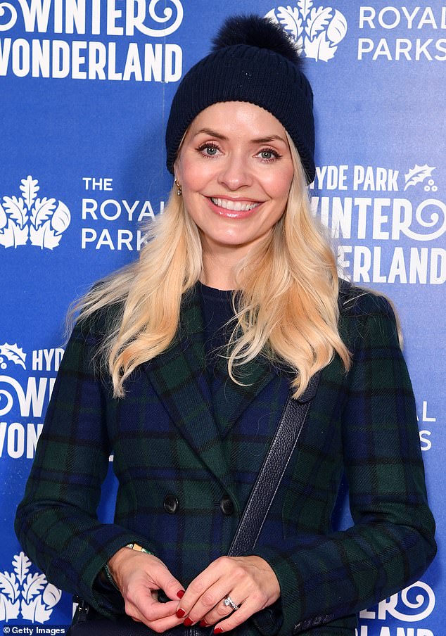 Holly Willoughby, seen attending a VIP preview for Hyde Park's Winter Wonderland, is said to be double-stepping into the role