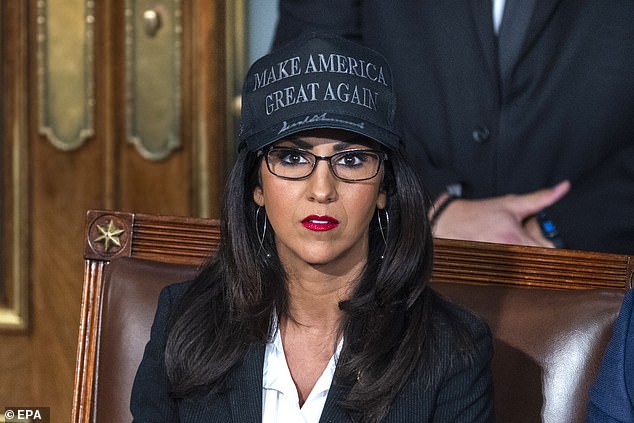 The president reportedly met with GOP firebrands Lauren Boebert (pictured) and Nancy Mace - typically stalwart Trump allies - before they supported a petition to force a congressional vote on releasing the files