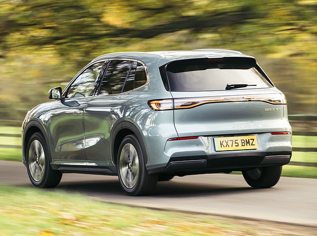 The 60kWh battery promises a range of up to 267 miles ¿ it might get you from north London to Durham