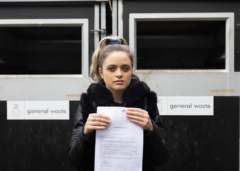 Nurse fined £1,000 for 'fly-tipping' after leaving envelope on top of rubbish next to overflowing bin