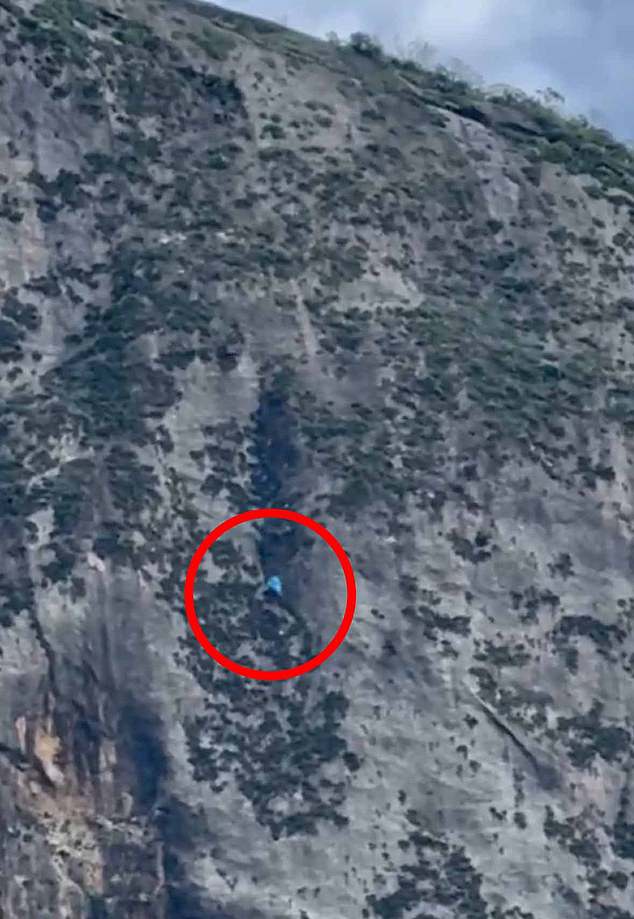 Footage shows 36-year-old Kirill Blukher leaping from a towering cliff in Brazil in his wingsuit before veering too close to the rock face and being knocked unconscious. Kirill's feet clip the side at high speed, sending him spinning at 150mph before his head smashes into the rock and his limp body plummets hundreds of feet toward the ground