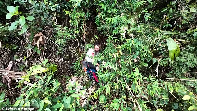 Rescuers raced to reach him, expecting to recover a body, but instead found him bleeding, battered ¿ yet alive ¿ lying in a bush on the mountainside