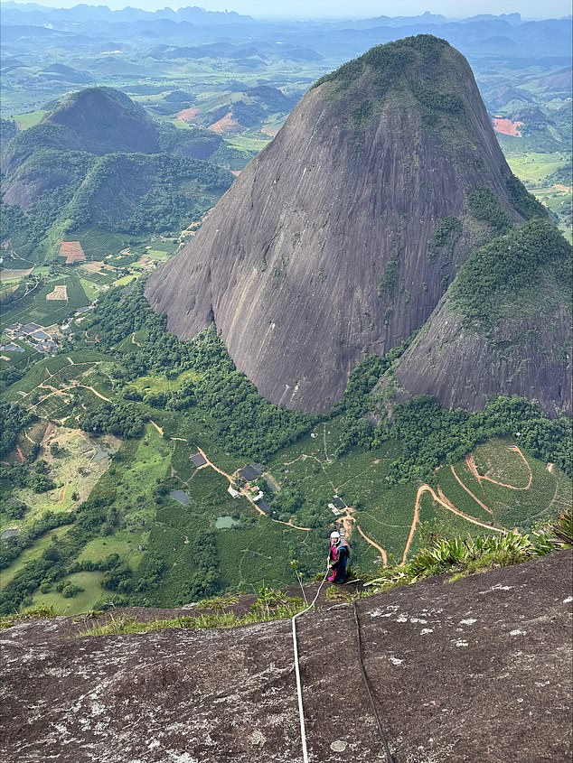 Pictured: Kirill just moments before his accident. Kirill says he remembers nothing of the first 24 hours after the fall