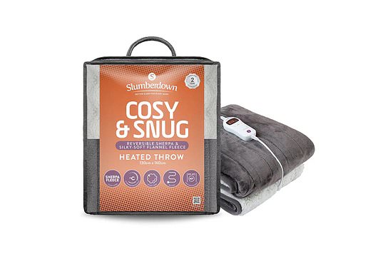 Slumberdown Cosy and Snug Sherpa throw