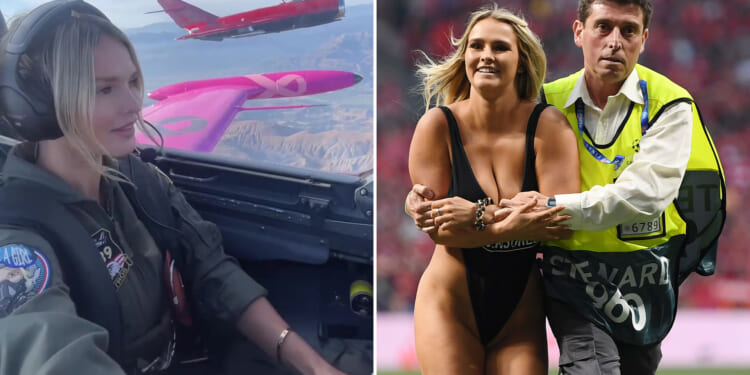 Stunning Champions League final streaker Kinsey Wolanski now living a new life as a qualified pilot