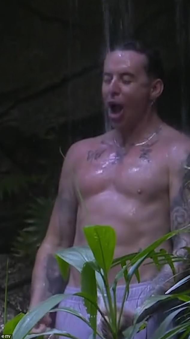 And earlier this week Danny Jones threw himself into jungle life when he braved the first ice cold shower of the 2024 I'm A Celeb series