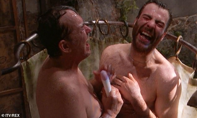 Runner up in 2020 was Jordan North who enjoyed a very intimate shower with Shane Richie who sang and laughed in a tiny bath behind a shower curtain