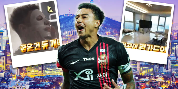 Ex-Man Utd star Jesse Lingard shows off penthouse with stunning views of Seoul and admits love for Korean beauty brands
