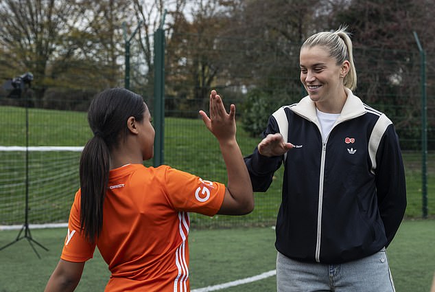 ‘I think it’s something we’re all passionate about, because we all know the growth of the game has happened really fast. But we also know where we all started,' the England No 23 says