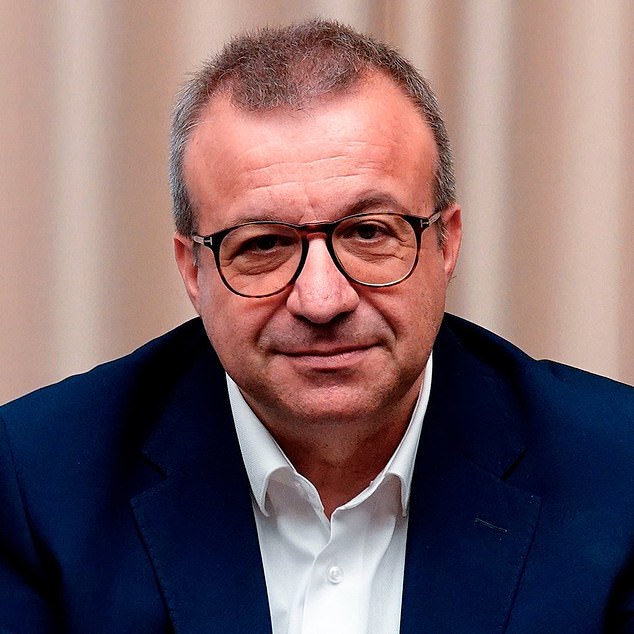 Fortunately, Cani (pictured) did not suffer physical injuries but is bound to have a bruised ego after the embarrassing blunder