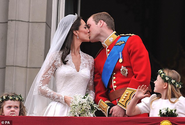 The following year, Kate and William wed in a fairytale ceremony held at London's Westminster Abbey. London became engulfed by a blanket of red, white and blue as millions of well-wishers gathered in earnest to catch a glimpse of the Prince and his new Princess