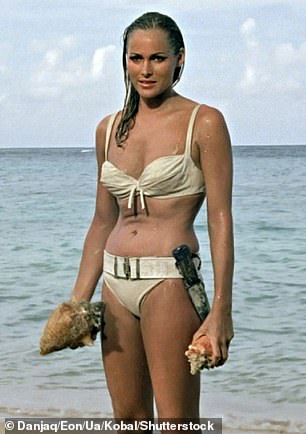 Ursula Andress pictured in 1962