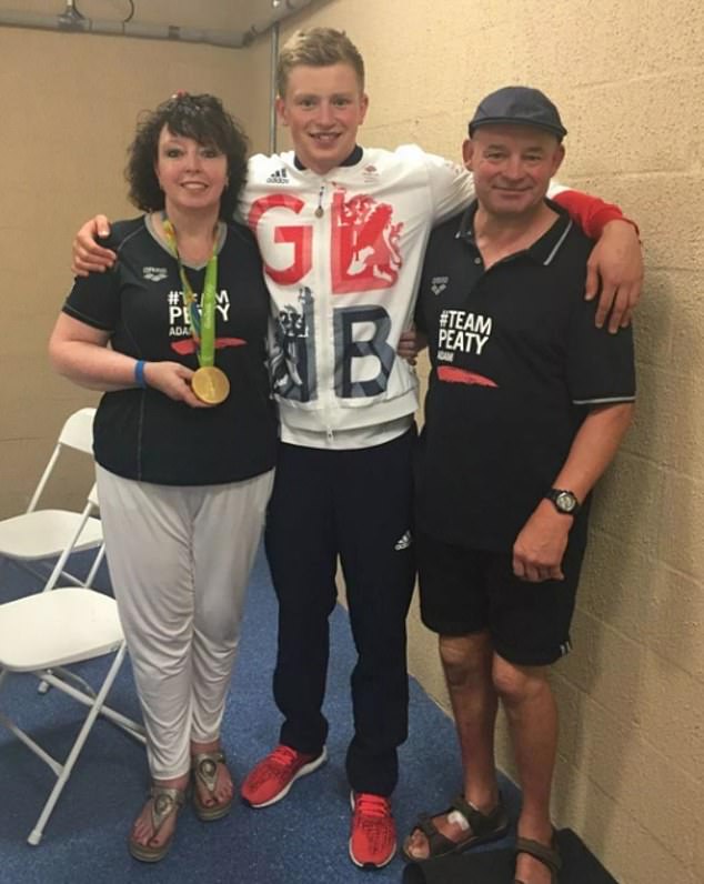 Adam has long claimed his supportive family have been crucial to his gold-medal Olympic success. In 2021 he even said: 'Parents are the unsung heroes of our sport'